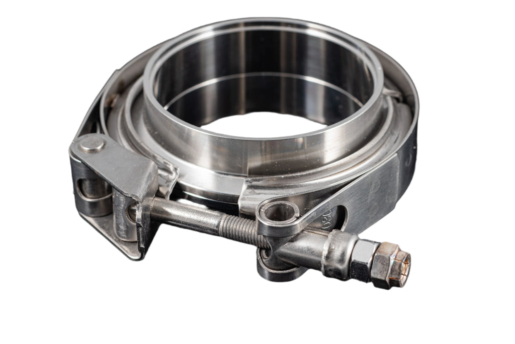 2.5" Stainless Steel V-Band Flange Assembly with Clamp