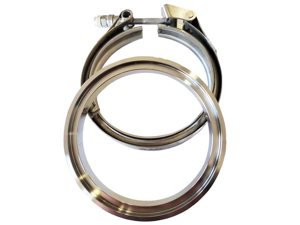 GT(X)55, G57, S500, PTE T5 Turbine Discharge Flange w/Quick release Clamp.
