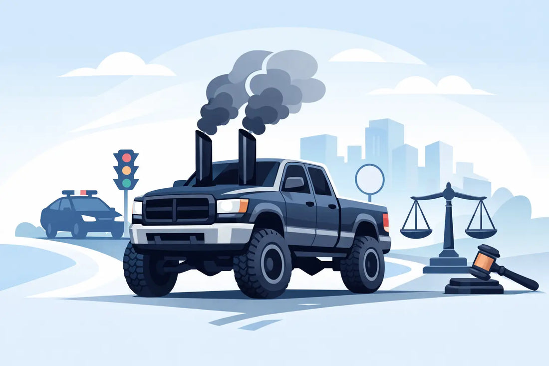 Are Hood Stacks Street Legal? What Truck Owners Need