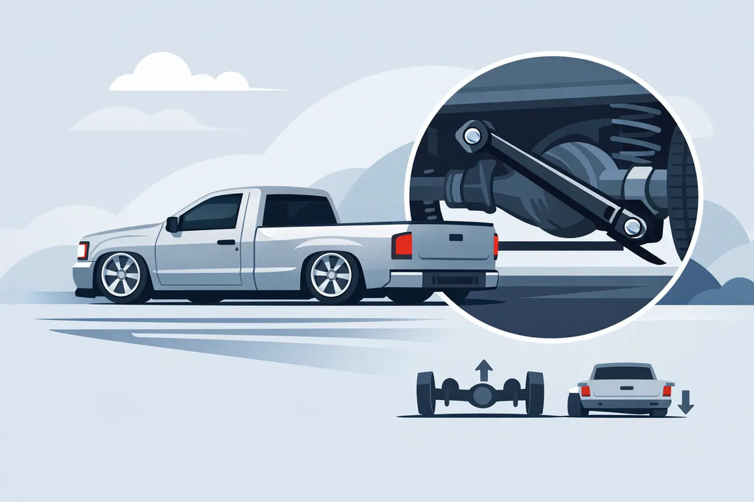 Traction Bars for Lowered Trucks Explained