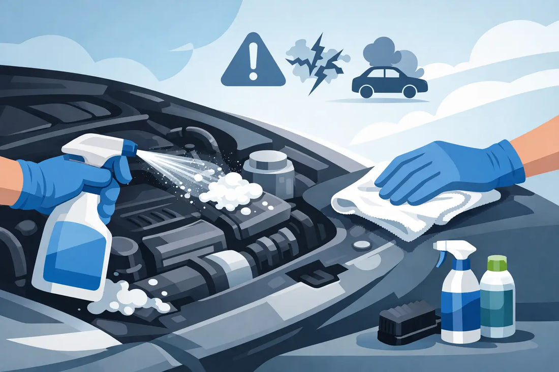 How to Clean Engine Bay Without Causing Problems