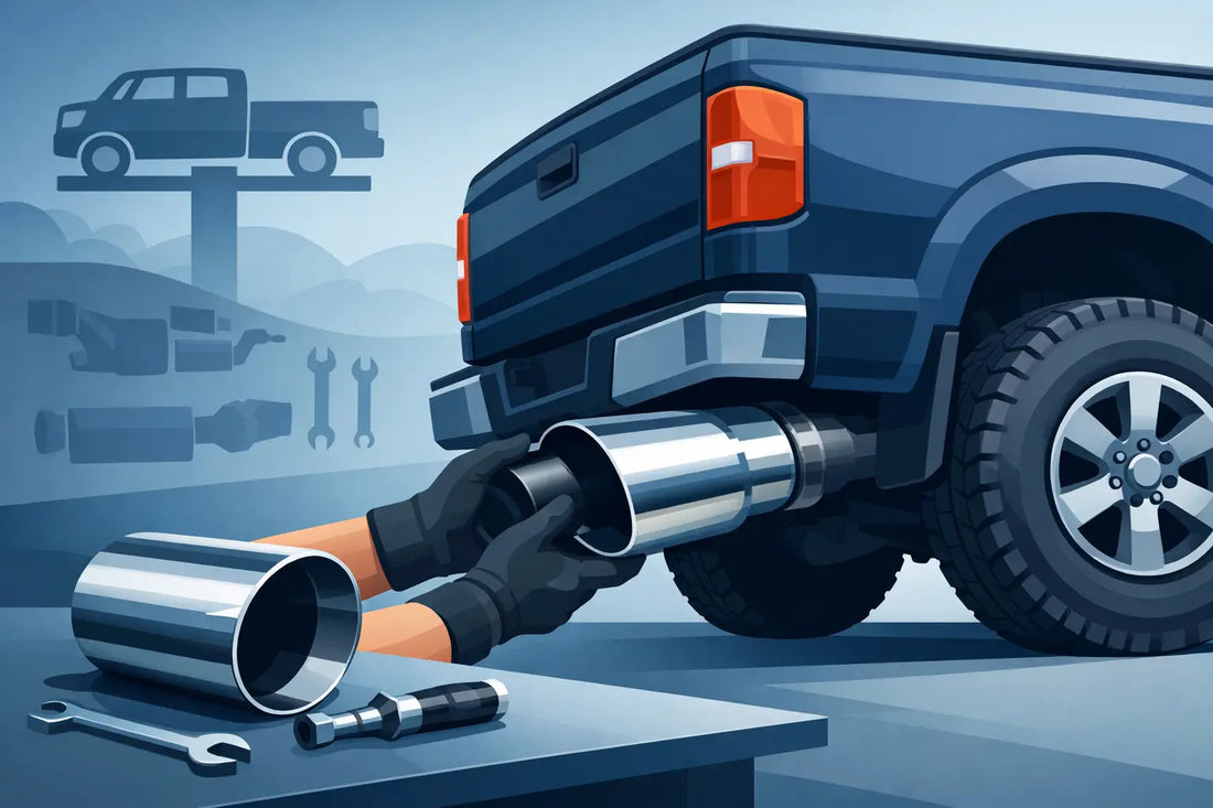 How to Fit an Exhaust Tip on Your Diesel Truck