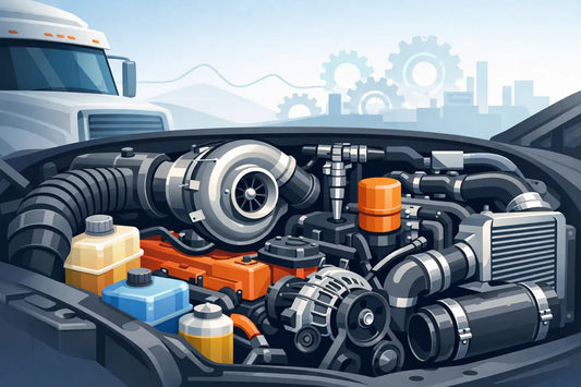 Diesel Truck Engine Bay Parts That Matter