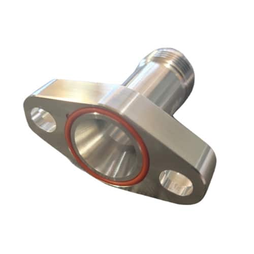 65mm Billet 12AN Turbo Drain Oil Flange for Mid-Frame and Large-Frame Turbochargers