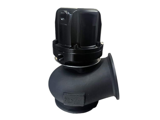 60mm Wastegate 1800F Cerakote Glacier Black feature with Black Anodized Titanium fasteners.