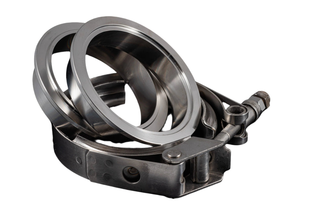 5.0" Stainless Steel V-Band Flange Assembly with Clamp