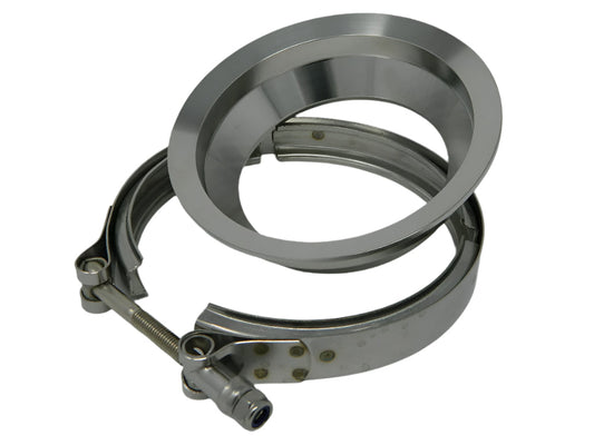 5.75" S400 T6 Chassis Marmon Downpipe Flange W/Clamp