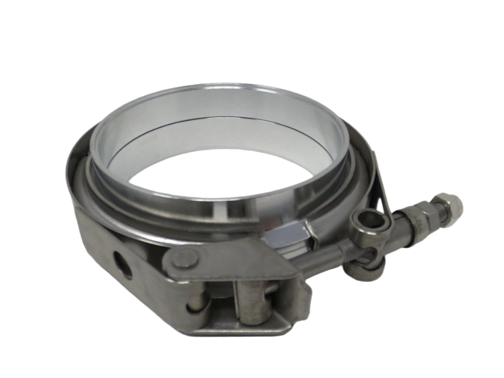 3.0" Aluminum V-Band Flange Assembly with Clamp